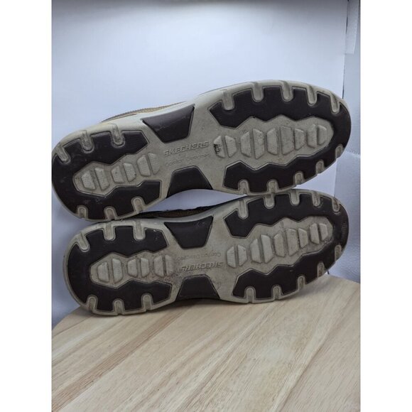 Skechers Mens 12 Classic Fit air cooled memory foam SN66299 color: DSCH, Brown - Picture 7 of 8